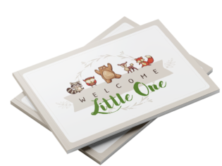 baby shower sign in book