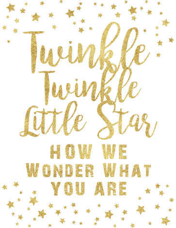 Twinkle Twinkle Little Star Theme Printable Posters - Tulamama