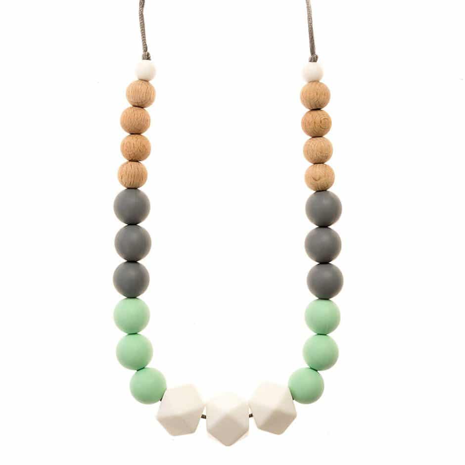 BPA Free FDA Approved Trendy Silicone Teething Nursing Necklaces for Mommy 