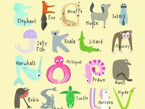 Free, Cute And Educational Animal Alphabet Printables - Tulamama