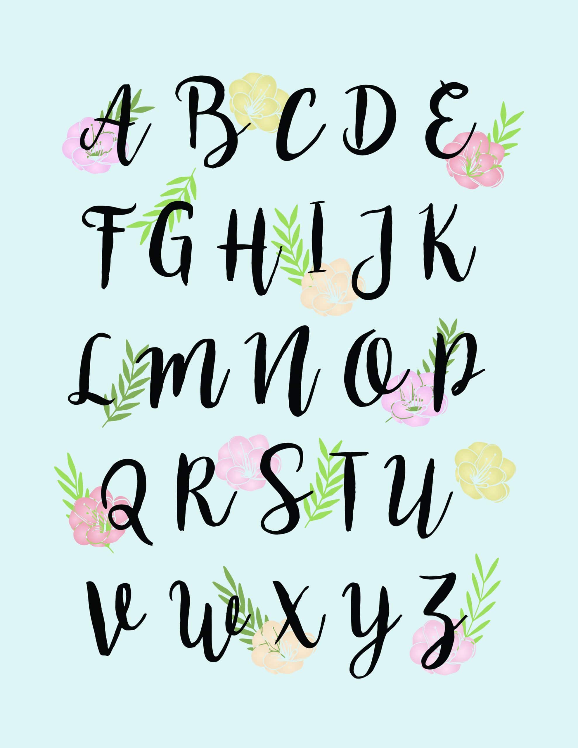 Free, Cute And Educational Alphabet Art Printables - Tulamama