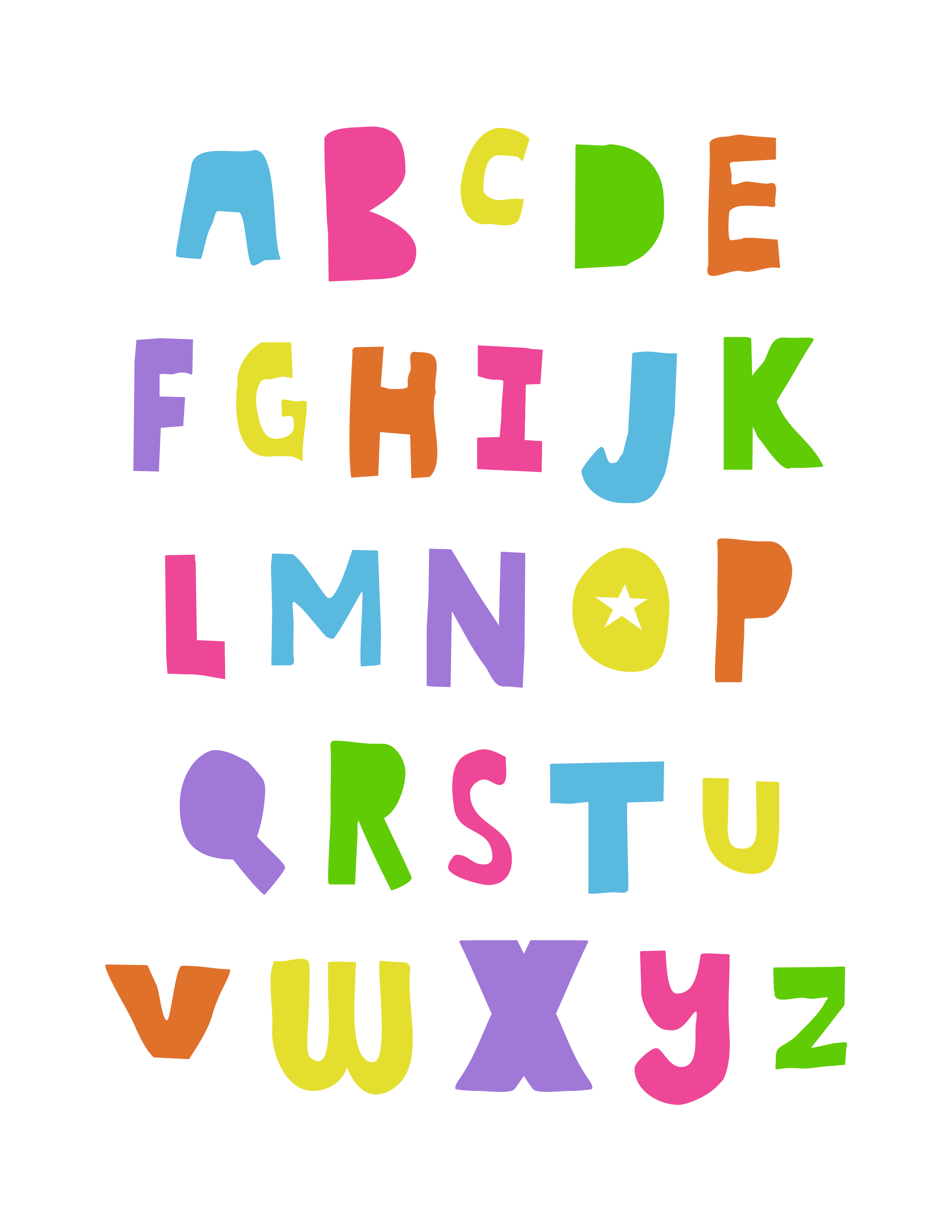 49+ Nursery Alphabet Wall Art Images