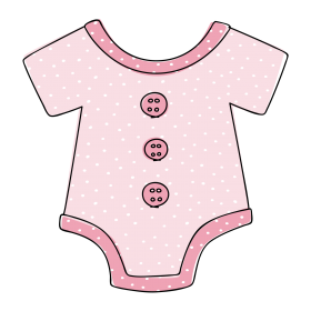 Free Downloadable Baby Onesie Clipart - Tulamama