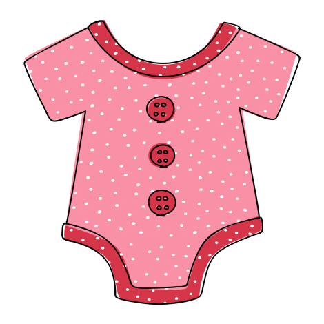 Free Downloadable Baby Onesie Clipart - Tulamama