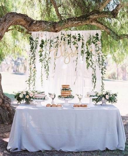 boho baby shower table decor