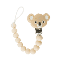 Tulamama's Pacifier Clip for Boys & Girls, Fits Avent Soothie, Mam, Nuk and all other Pacifiers, Teething Toys and more. Made of Food Grade Silicone & Passed by CPSC Mom and baby approved. It is also a teething toy