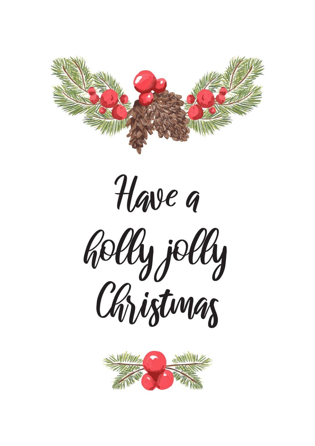 Cute &amp; Free Christmas Printables To Brighten Your Home - Tulamama