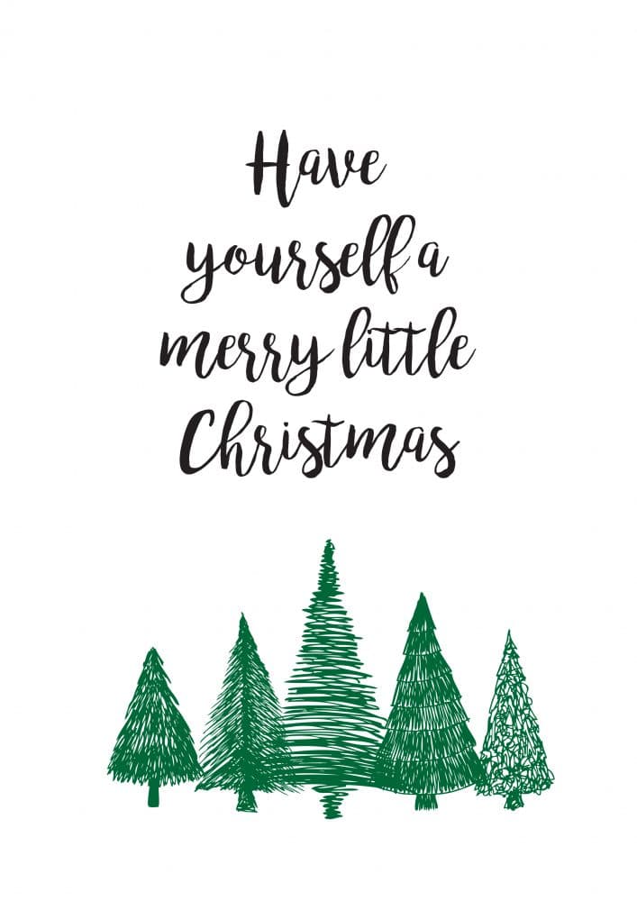 Cute & Free Christmas Printables To Brighten Your Home - Tulamama