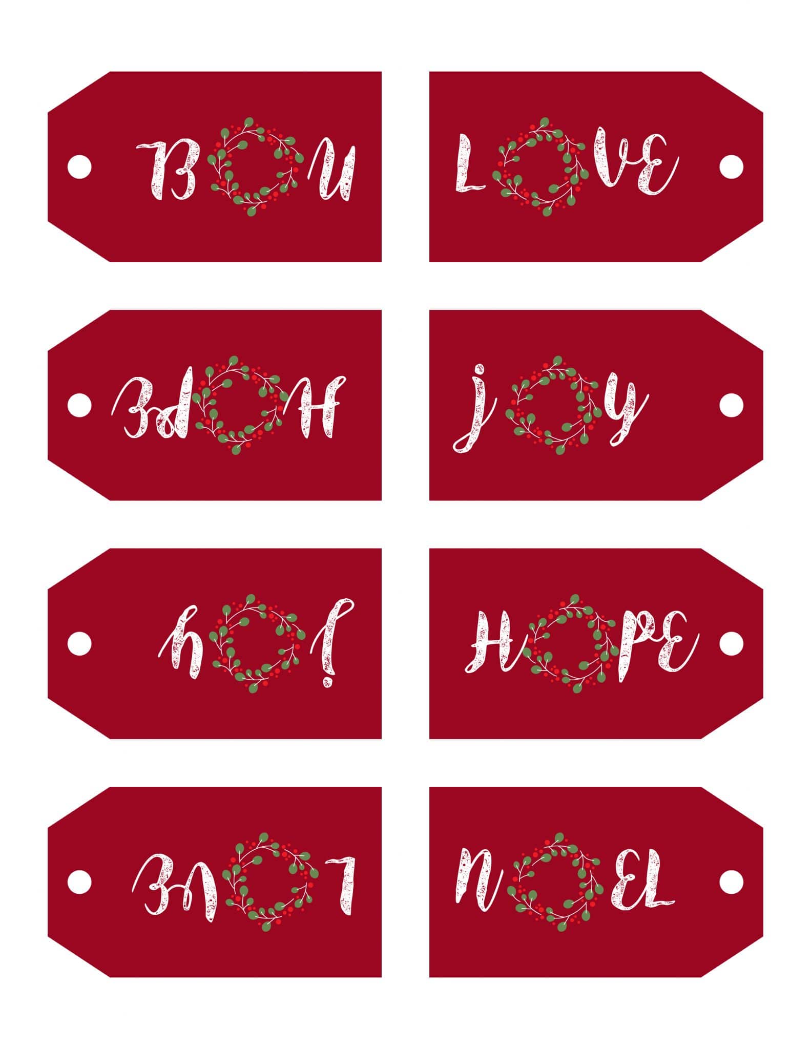 Cute & Free Printable Christmas Tags For Everyone On Your List