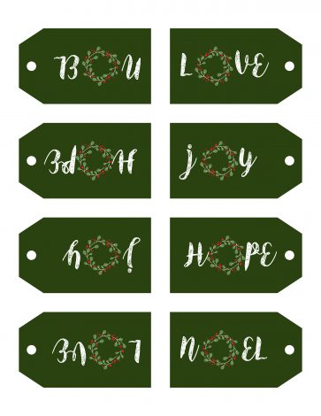 Cute & Free Printable Christmas Tags For Everyone On Your List - Tulamama