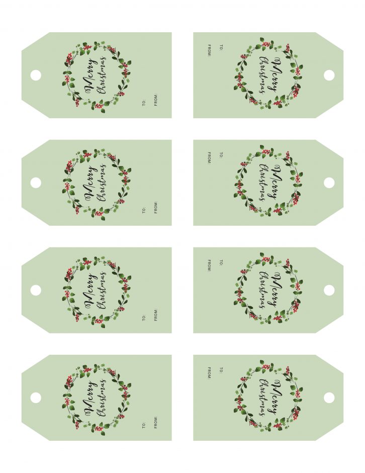 Cute & Free Printable Christmas Tags For Everyone On Your List - Tulamama