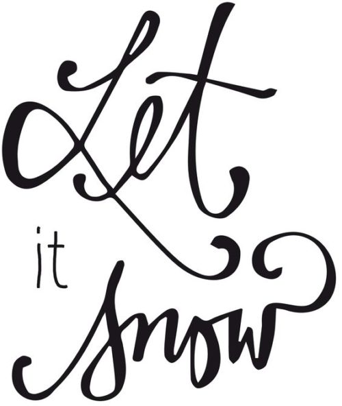 Let it snow christmas sayings