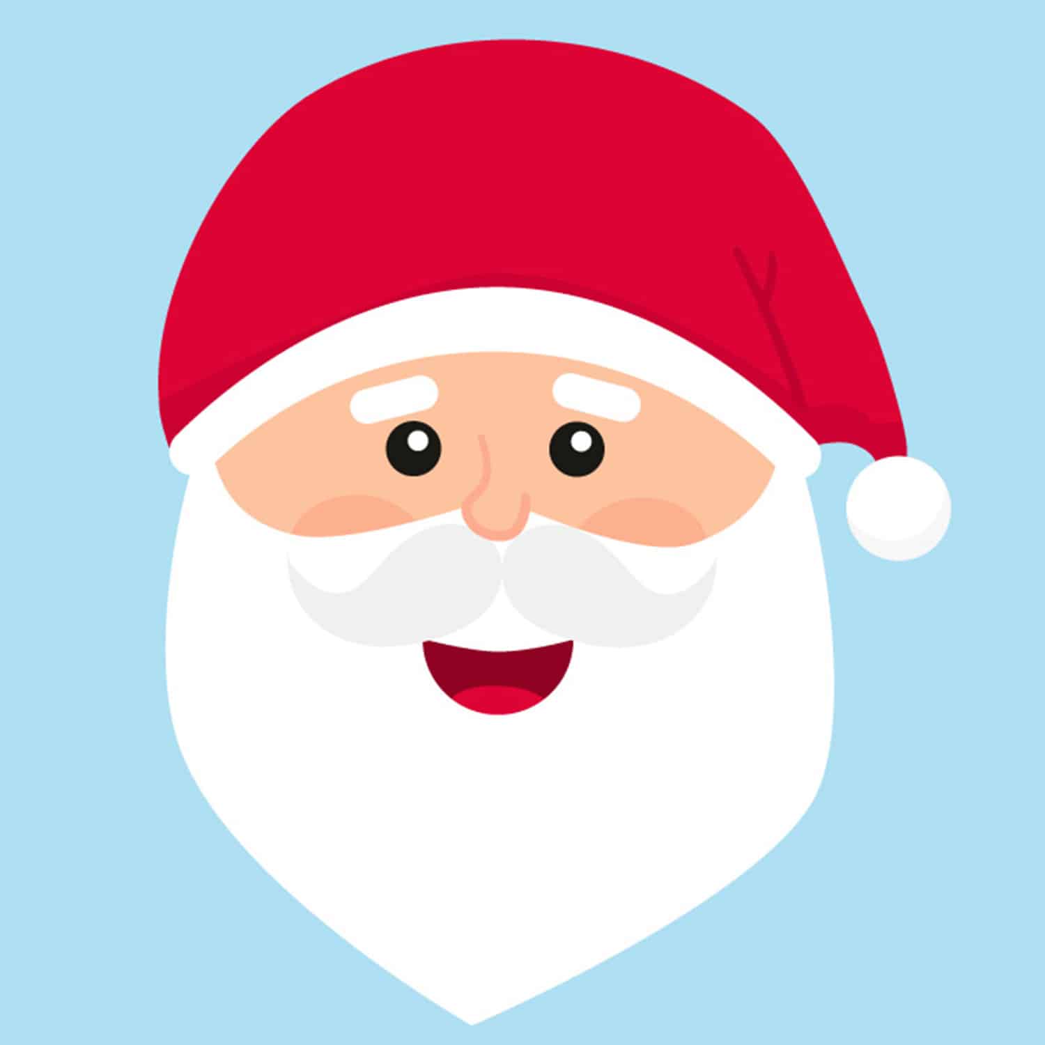 Free & Cute Santa Face Clipart For Your Holiday Decorations Tulamama