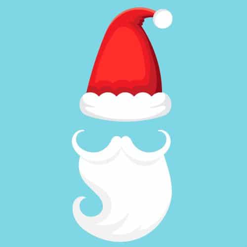 Free & Cute Santa Face Clipart For Your Holiday Decorations - Tulamama