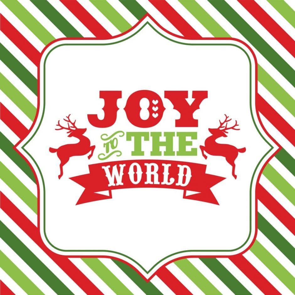 Joy to the world christmas sayings