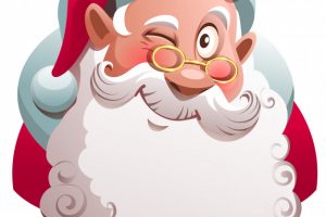 santa face clipart