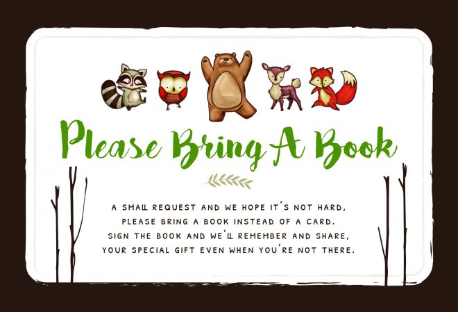 Everything You Need To Plan A Bring A Book Instead Of A Card Baby 