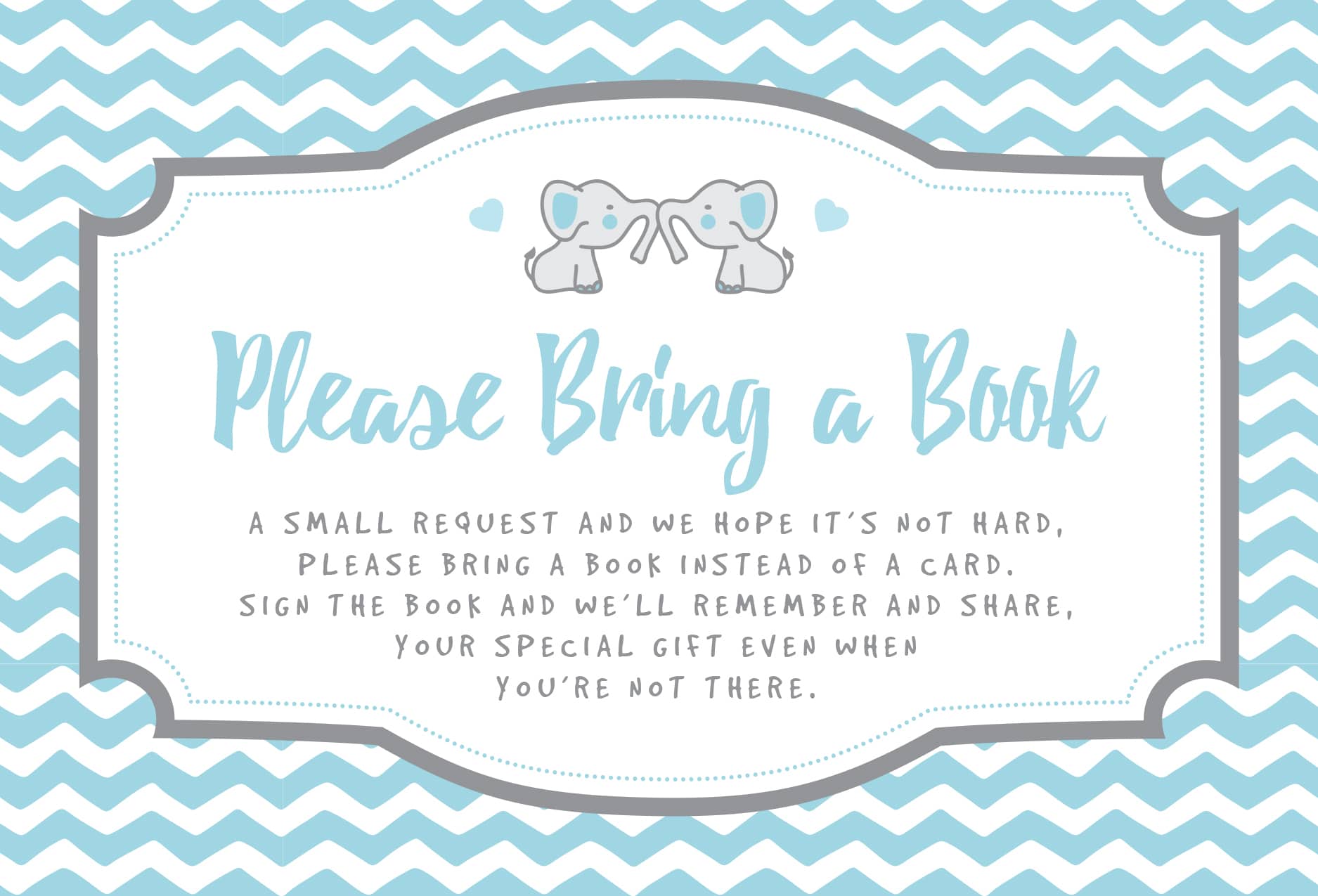 Everything You Need To Plan A Bring A Book Instead Of A Card Baby 