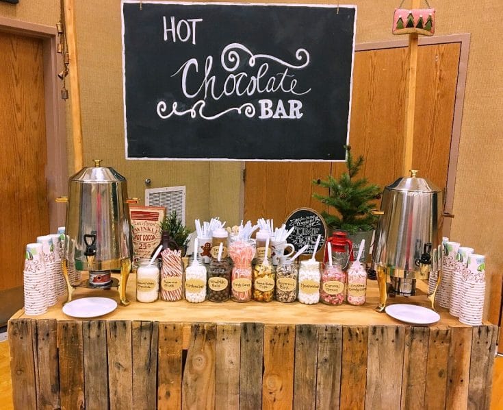 Baby shower hot sale bar ideas