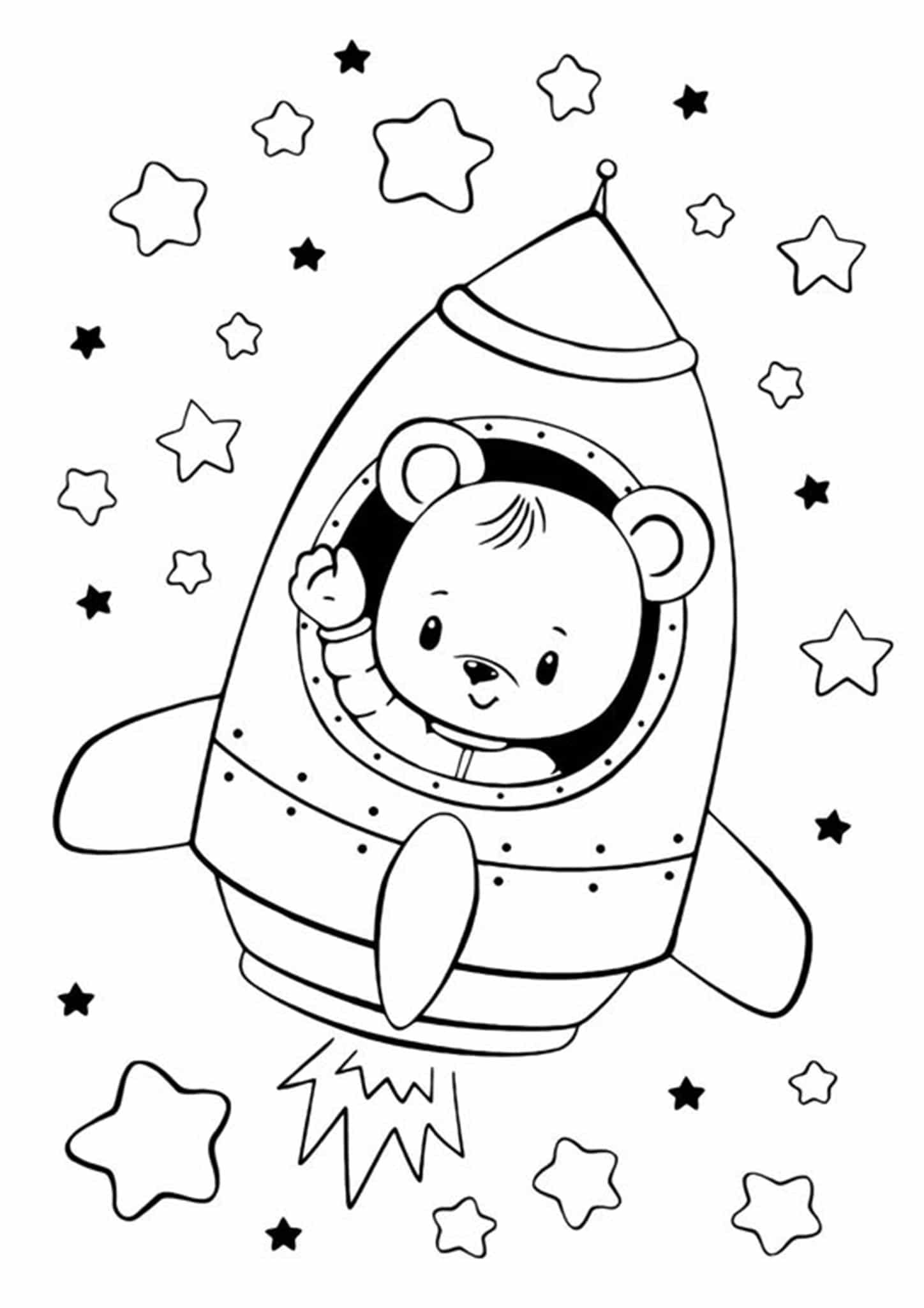 Free & Easy To Print Cute Coloring Pages - Tulamama