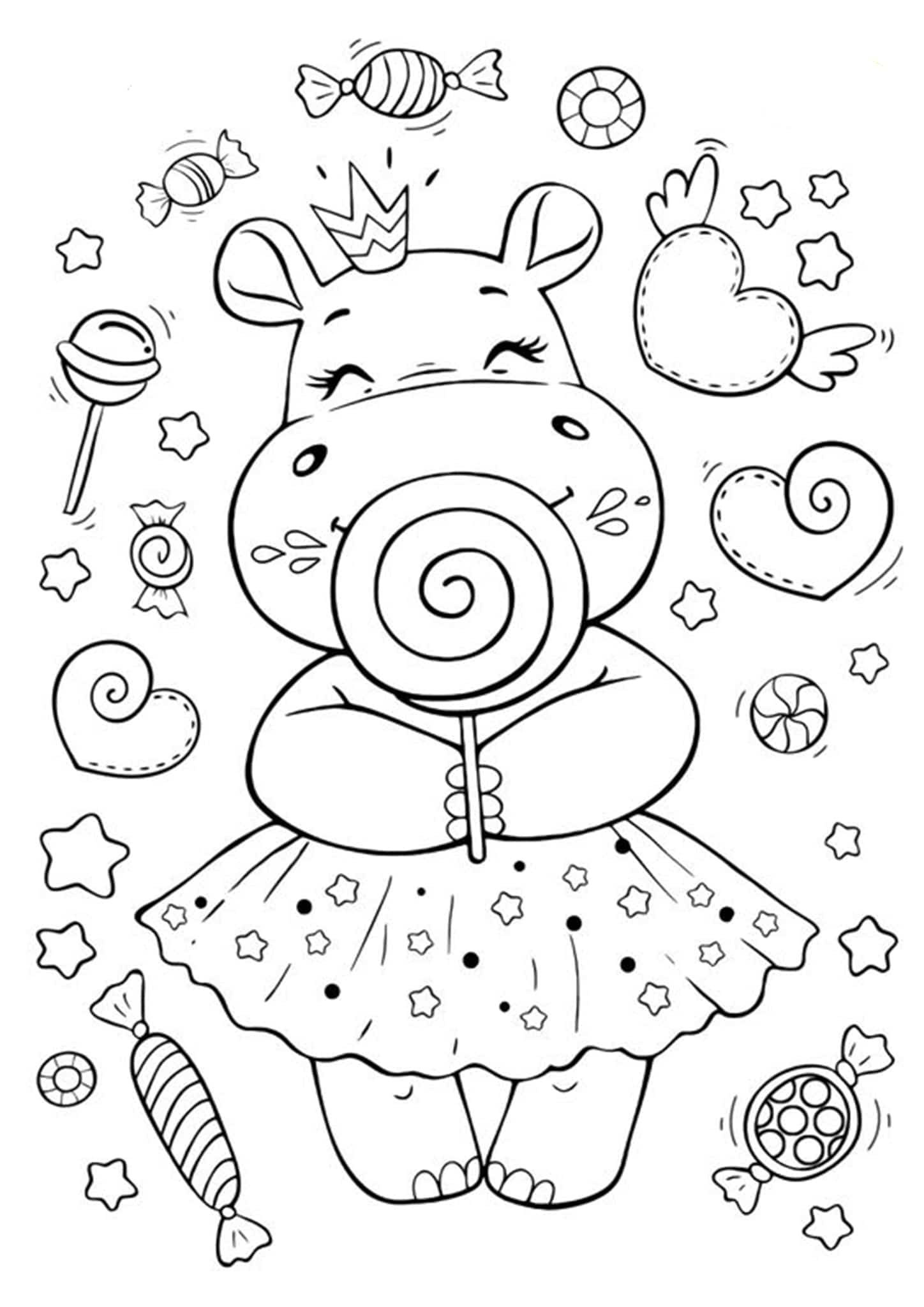 Cute Coloring Pages Free Printable Free Printable Templates