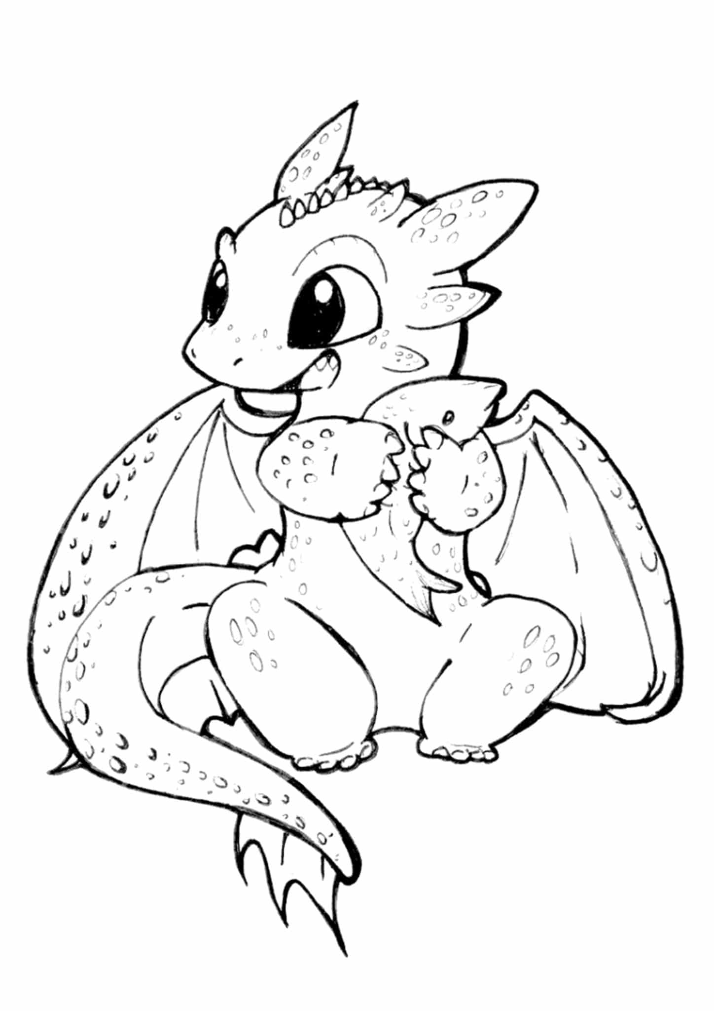 Free & Easy To Print Dragon Coloring Pages   Tulamama