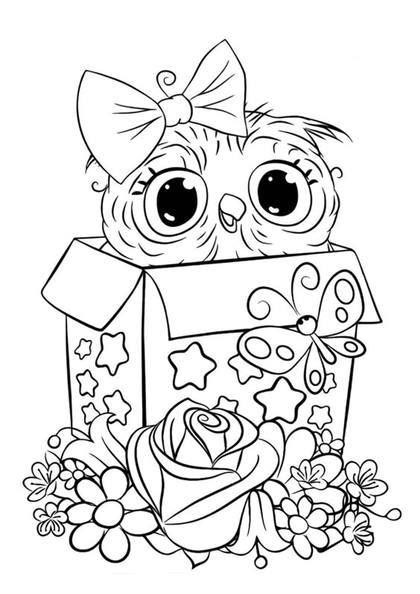 Download Free & Easy To Print Owl Coloring Pages - Tulamama