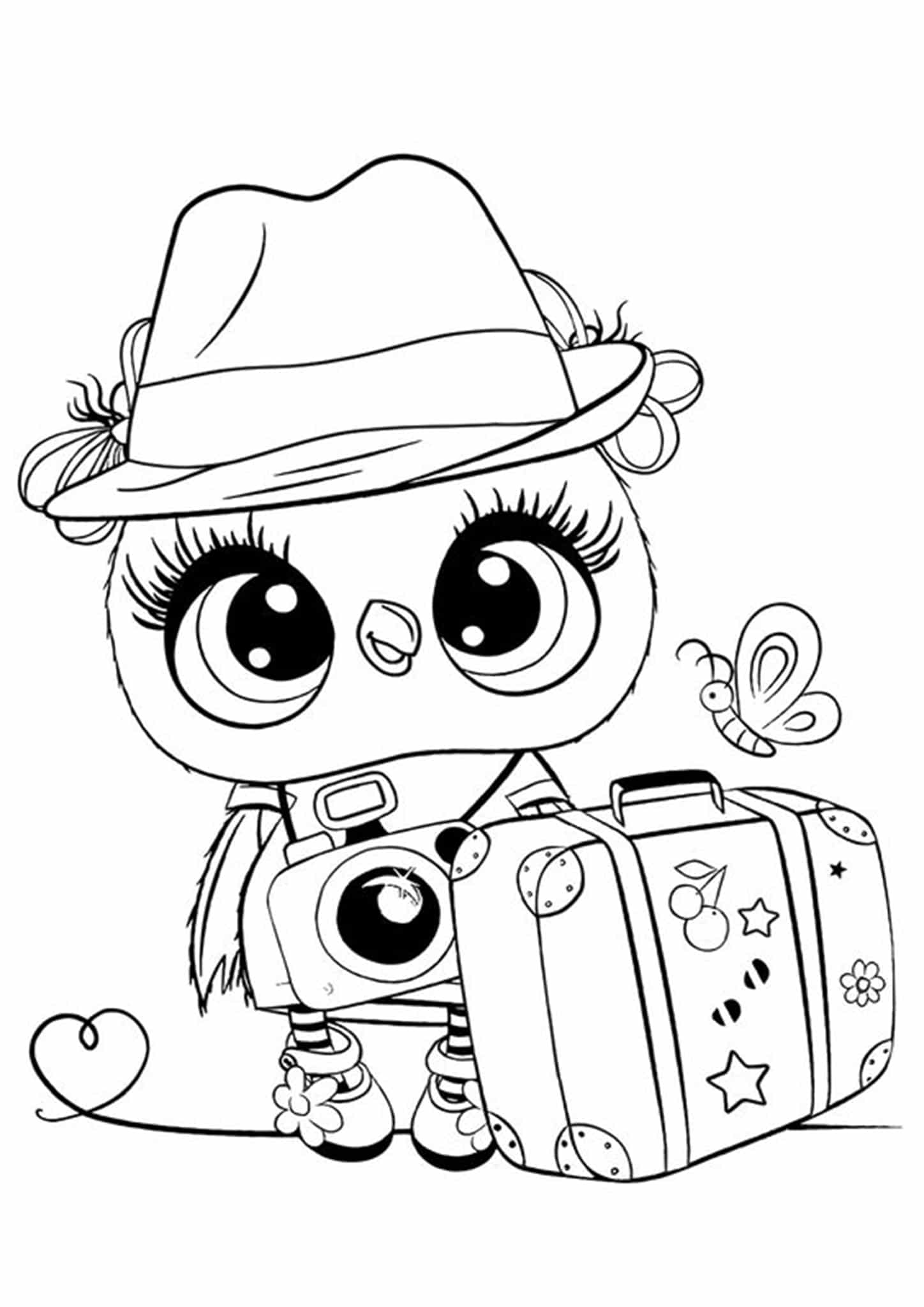 owl family coloring pages