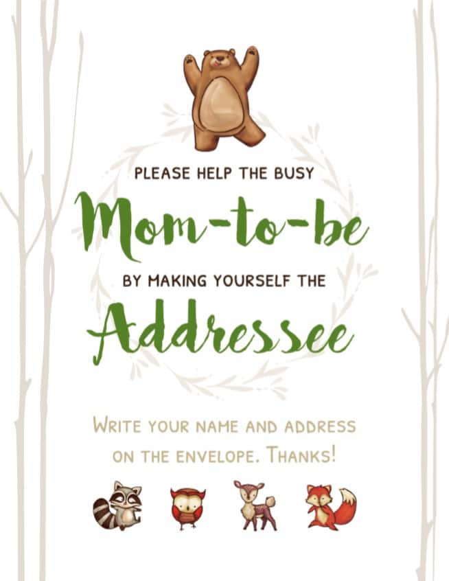 please-help-a-busy-mom-to-be-by-making-yourself-the-addressee-free-printable-woodland
