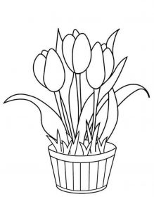 Free & Easy To Print Flower Coloring Pages - Tulamama