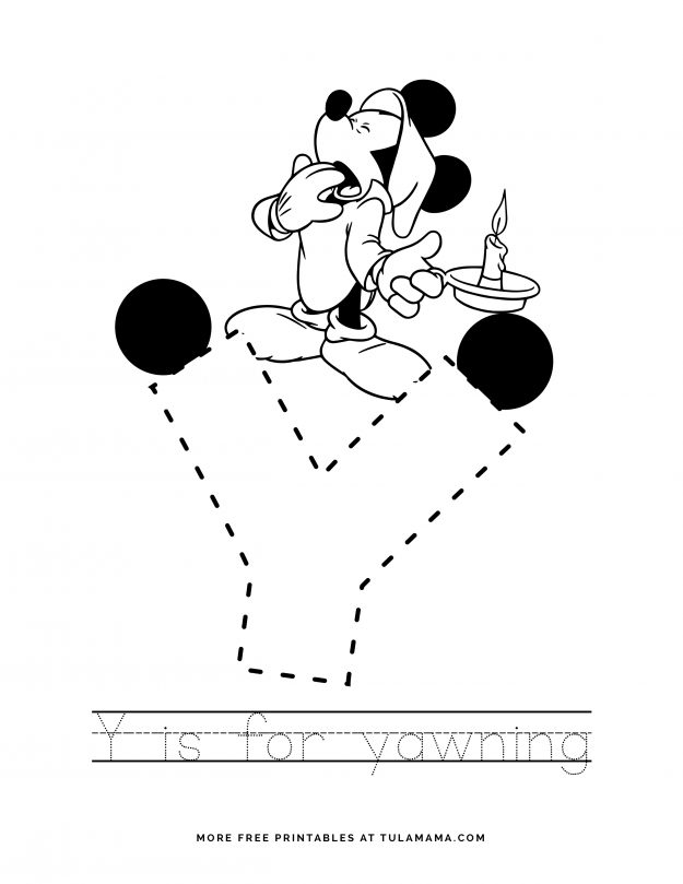 free printable mickey mouse abc letter tracing for preschoolers tulamama