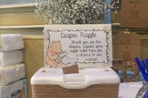 Diaper raffle ideas for a baby shower