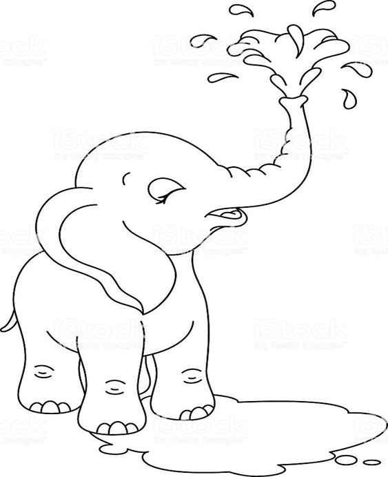 Fun Elephant coloring pages for your little one. They are free and easy to print. The collection is varied with different skill levels