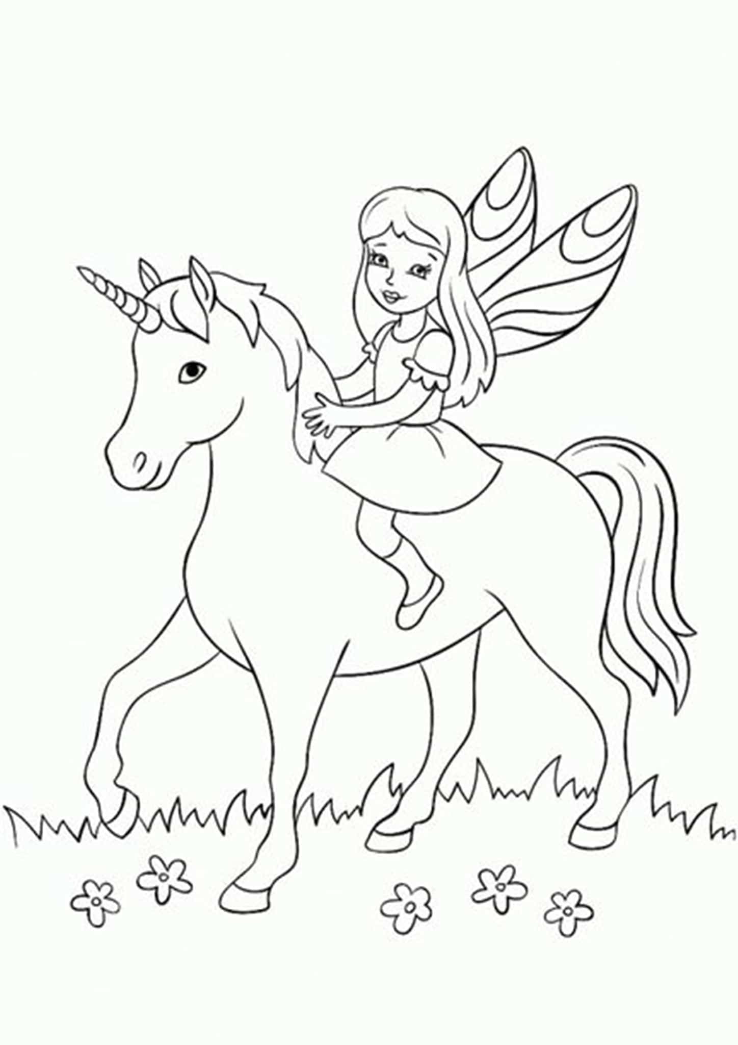 Free Amp Easy To Print Fairy Coloring Pages Tulamama