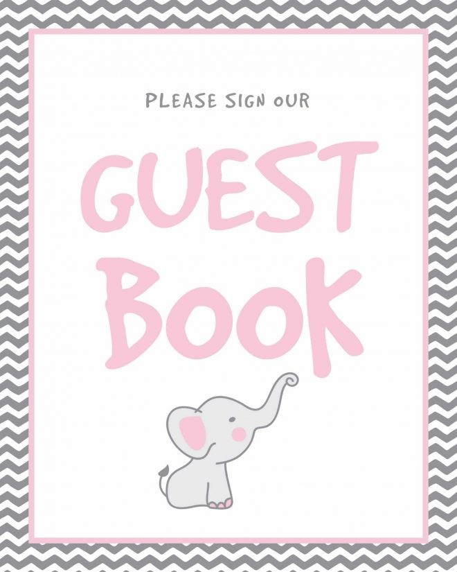 Please Sign Our Guestbook - Free Printable - Tulamama