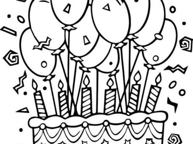 free easy to print happy birthday coloring pages tulamama