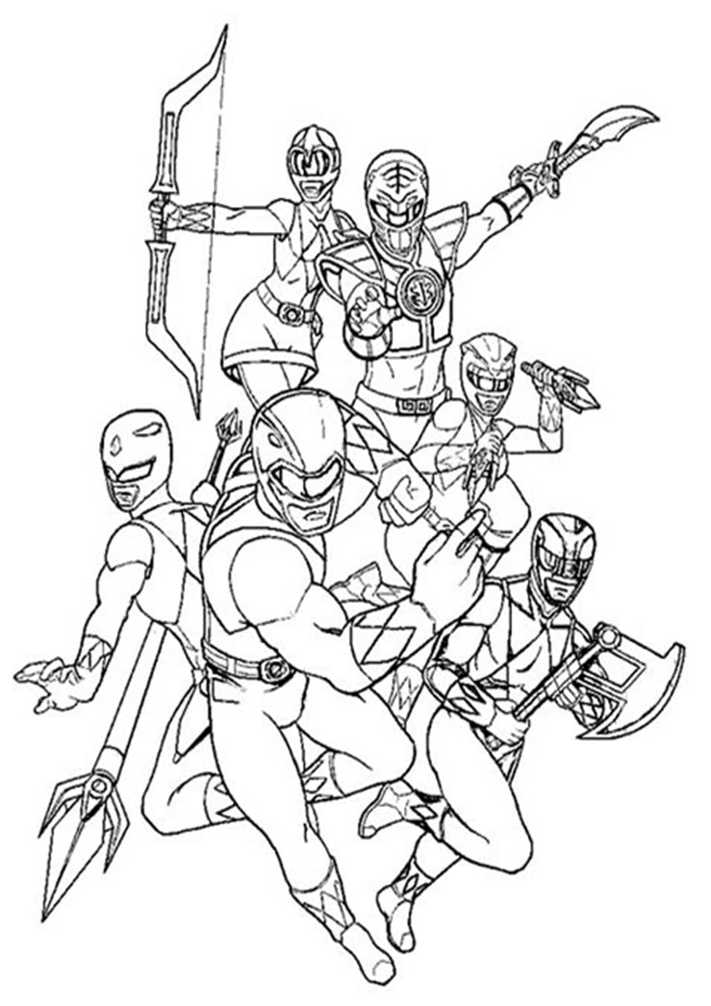 Power Rangers Printable Coloring Pages Printable World Holiday