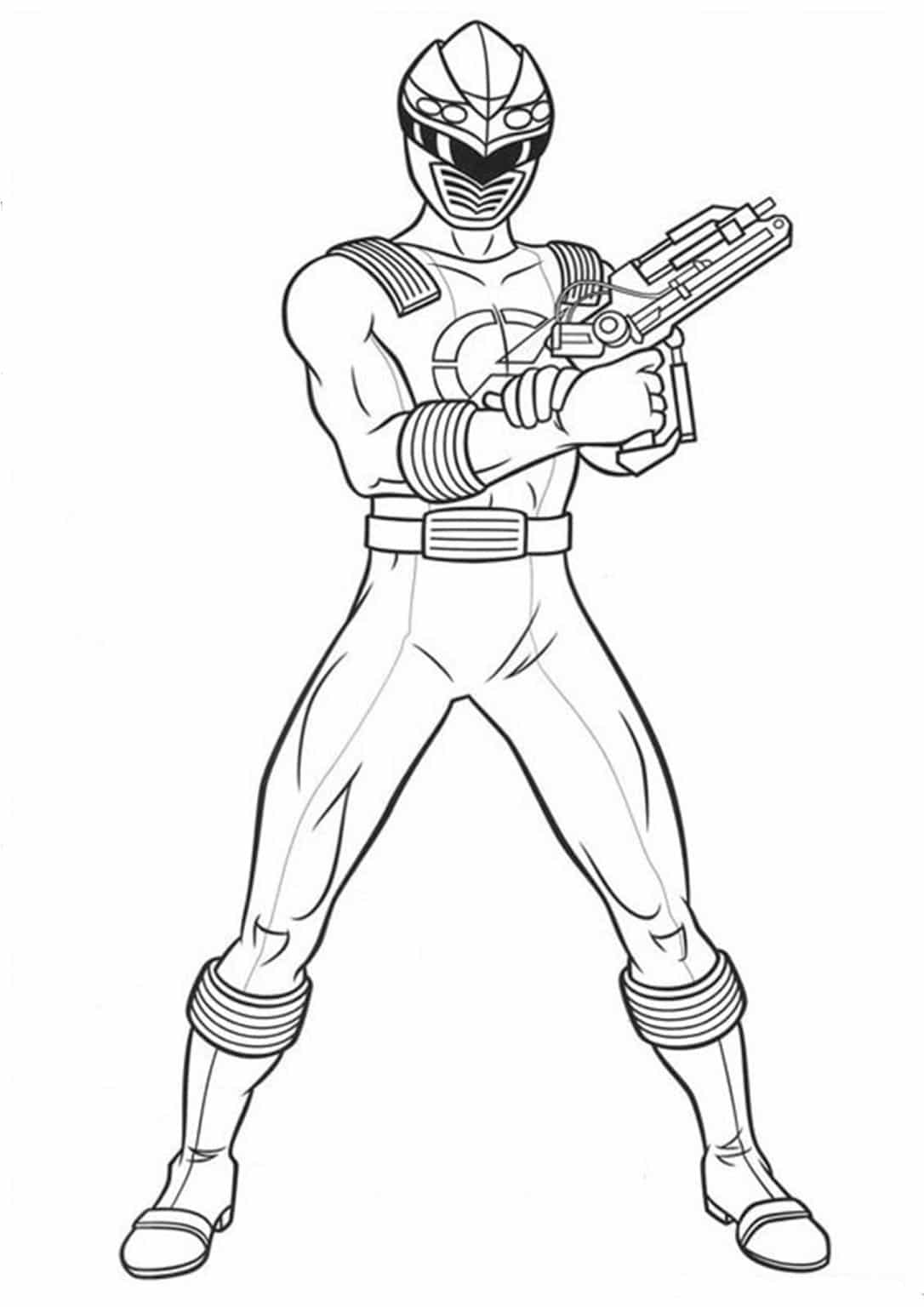 Free & Easy To Print Power Rangers Coloring Pages - Tulamama