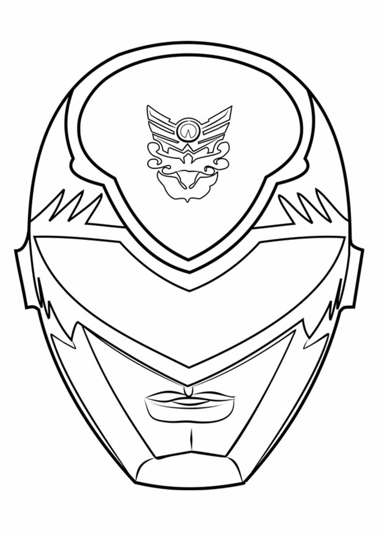Printable Coloring Pages Power Rangers