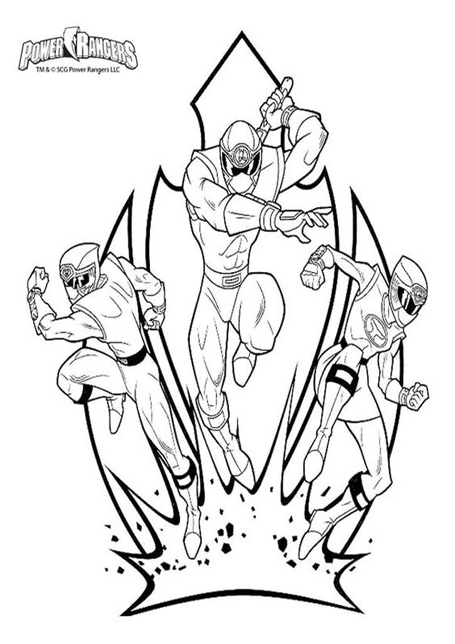 Free & Easy To Print Power Rangers Coloring Pages Tulamama