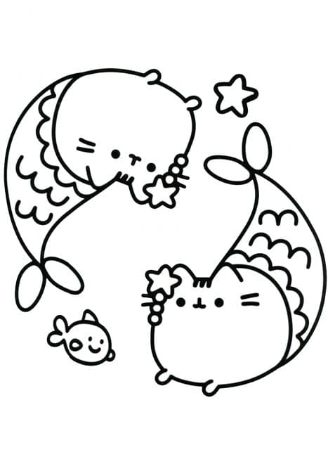 Free & Easy To Print Pusheen Coloring Pages - Tulamama