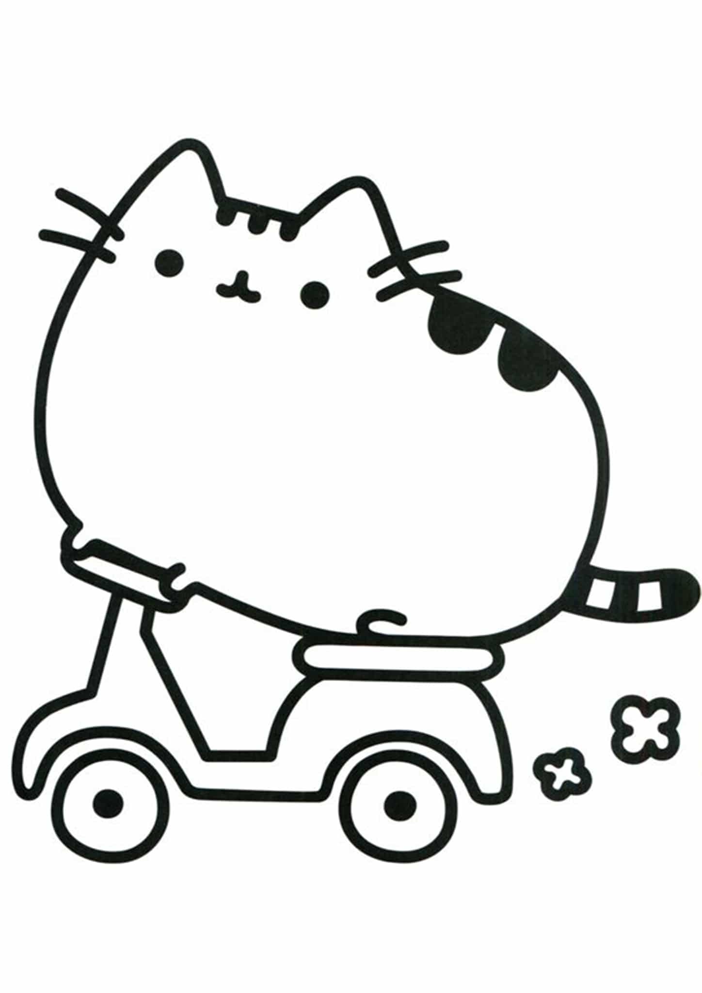 Pusheen Coloring Pages Free Printable Printable Word Searches