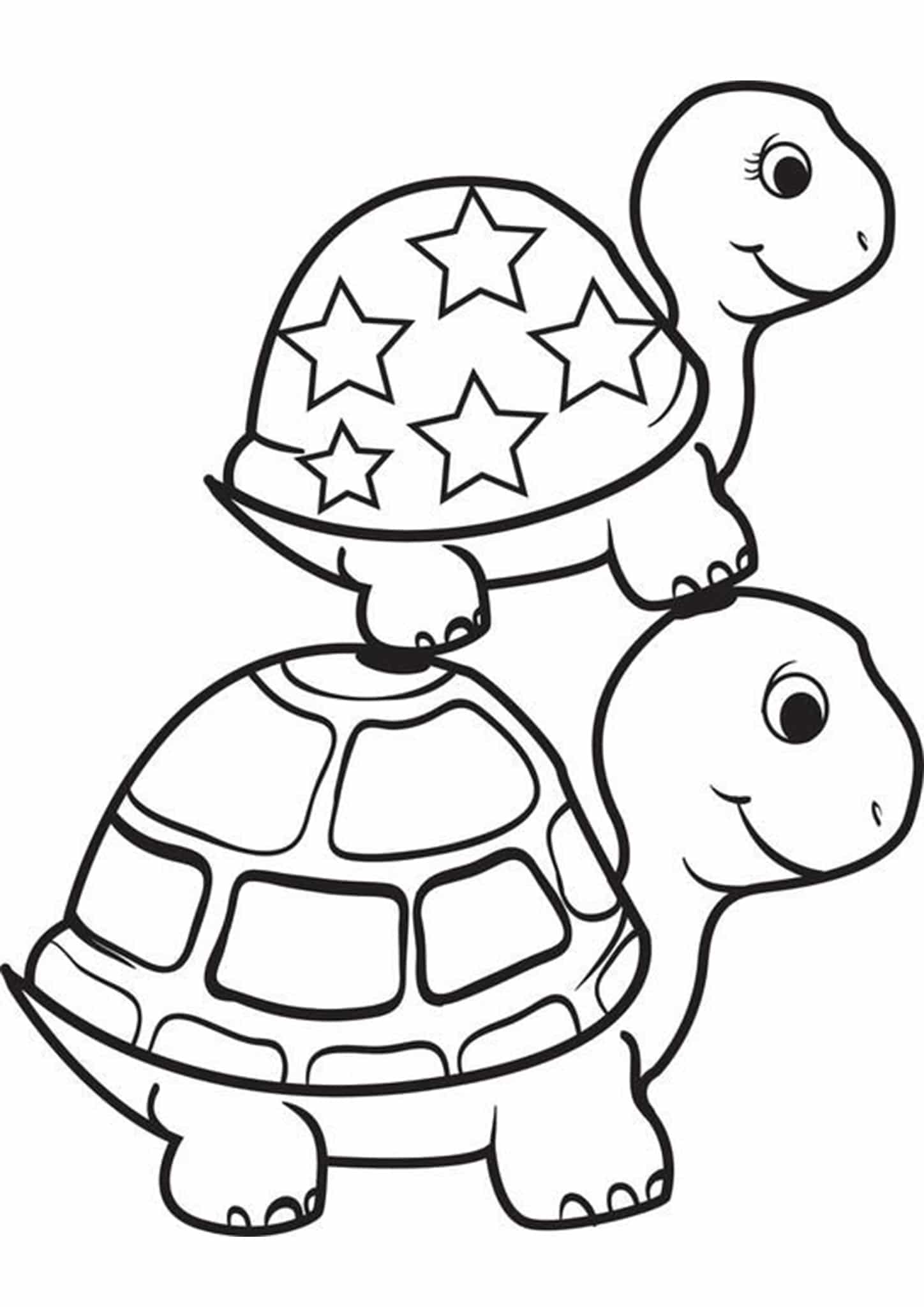 Free Easy To Print Turtle Coloring Pages Tulamama