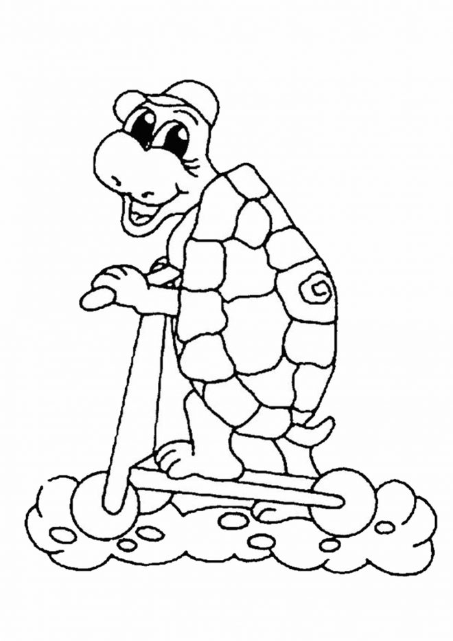 Free & Easy To Print Turtle Coloring Pages - Tulamama