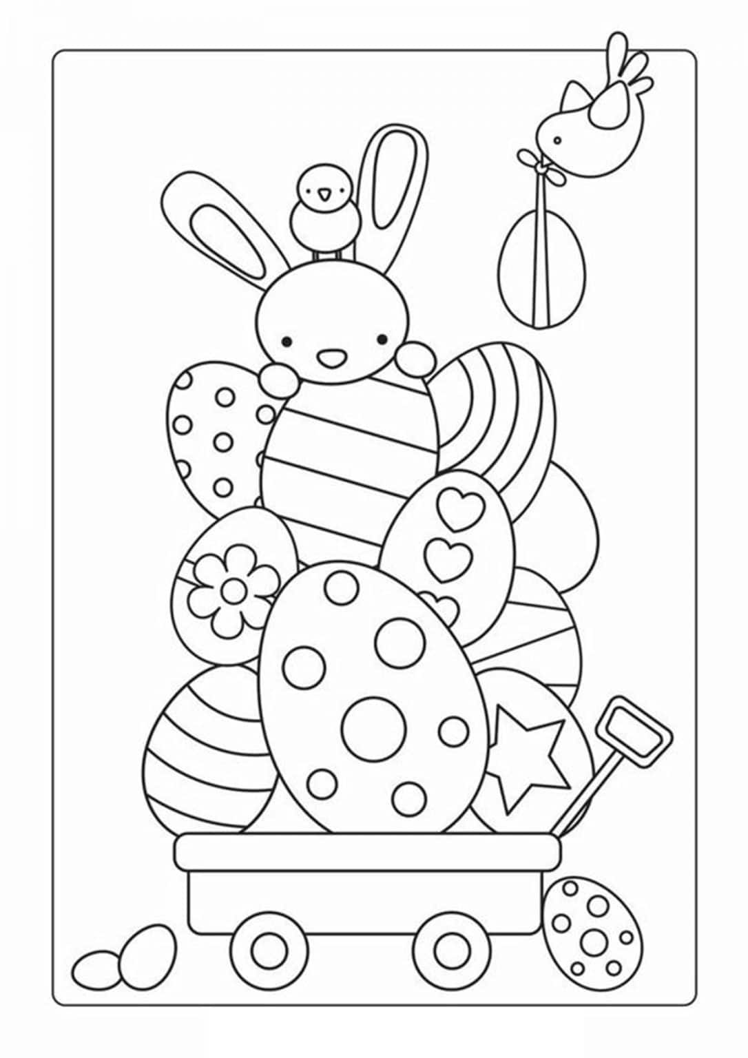 Free & Easy To Print Bunny Coloring Pages - Tulamama