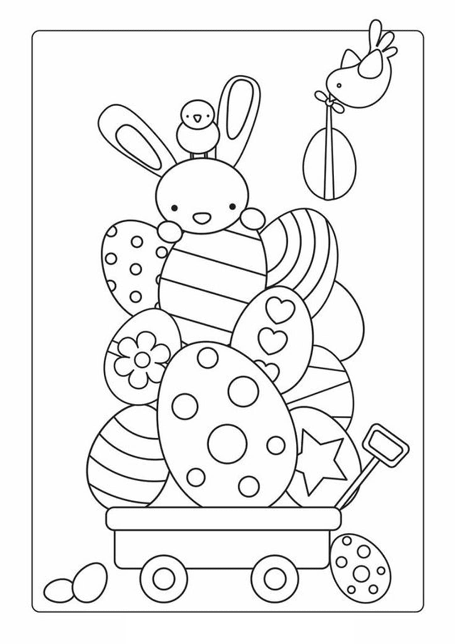 Download Free & Easy To Print Bunny Coloring Pages - Tulamama