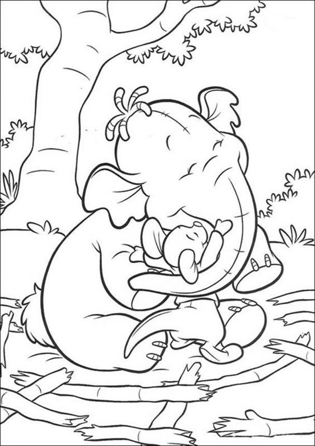 Free & Easy To Print Elephant Coloring Pages - Tulamama