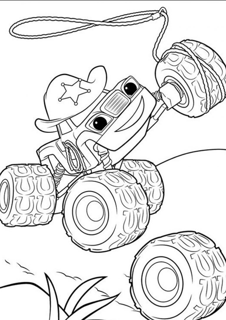Free & Easy To Print Monster Truck Coloring Pages - Tulamama