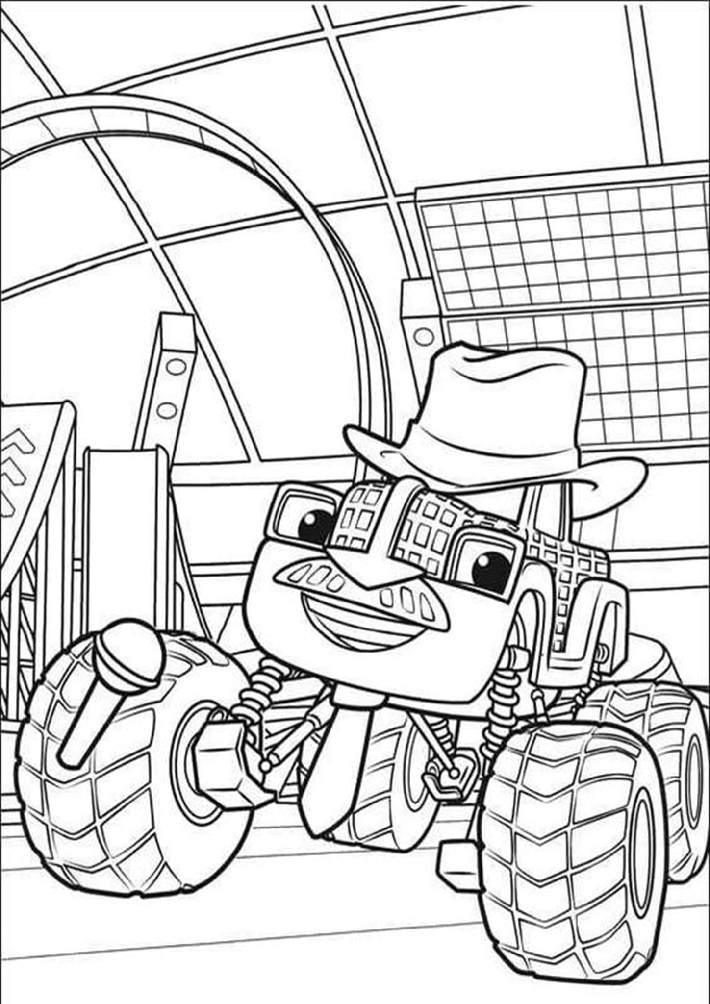 Download Free & Easy To Print Monster Truck Coloring Pages - Tulamama