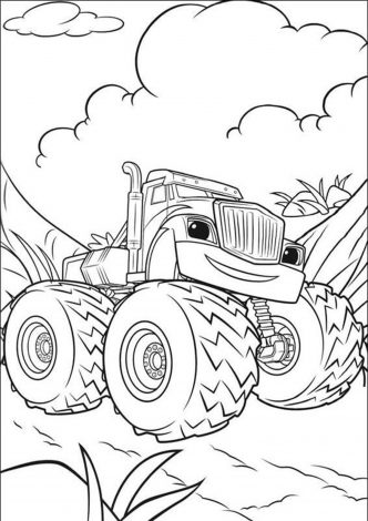 Free & Easy To Print Monster Truck Coloring Pages - Tulamama